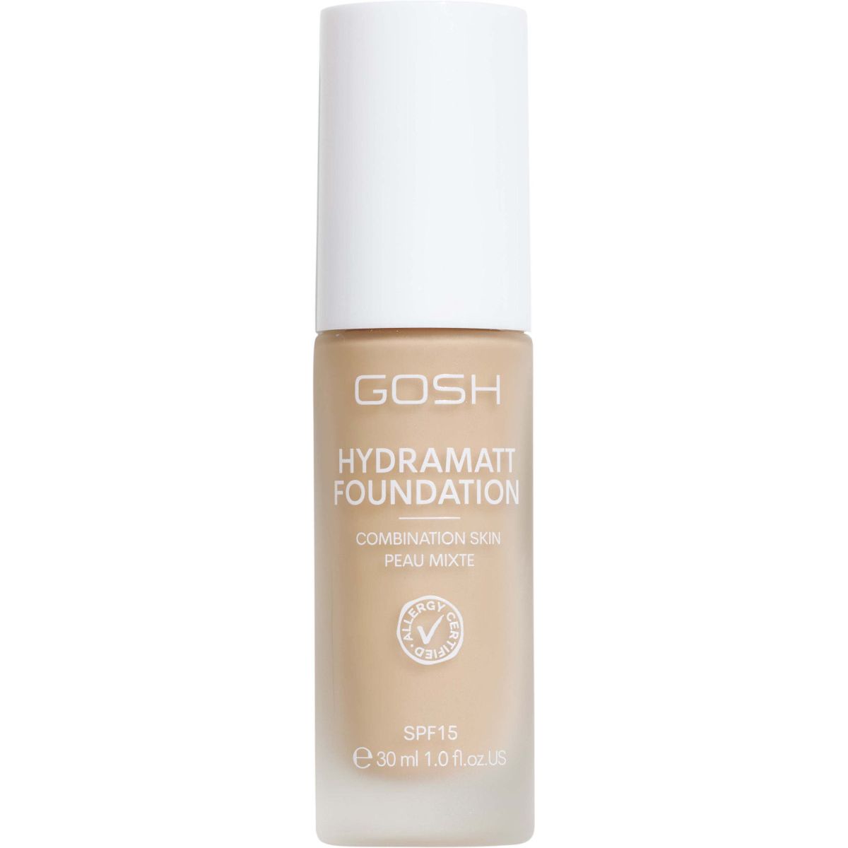 Gosh hydramatt foundation SPF15 combination skin 004N light 30ml