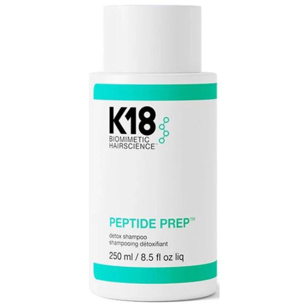 K18 biomimetic hairscience peptide prep detox shampoo 250ml