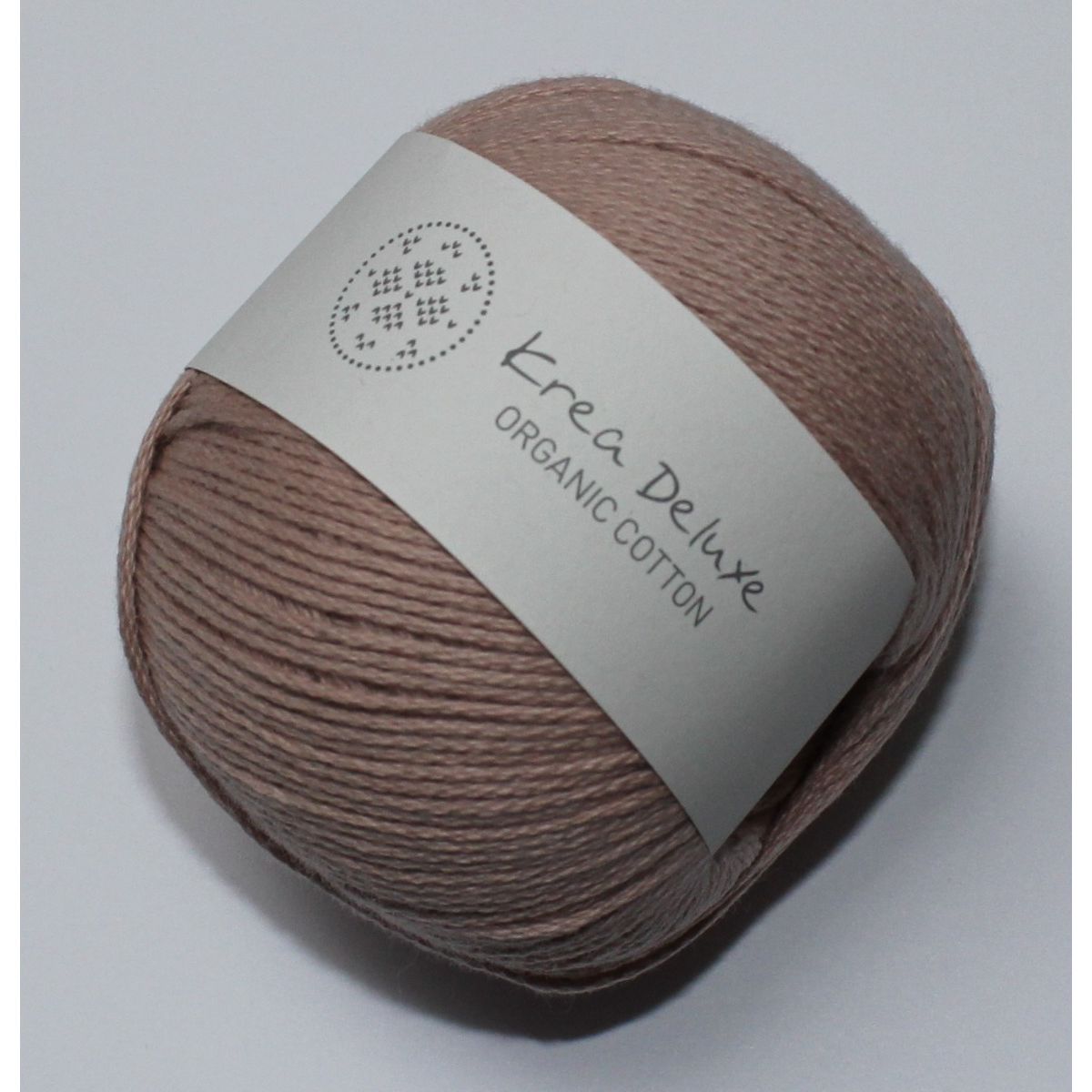 Krea Deluxe - Organic Cotton - Lys støvet rosa, color 14, 50 gram