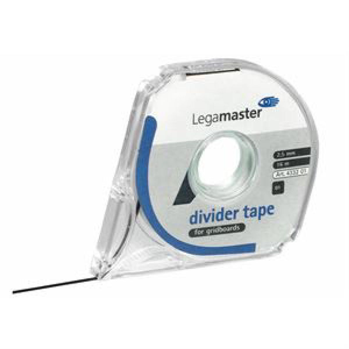 Legamaster divider tape for gridboards 1mm 16m sort