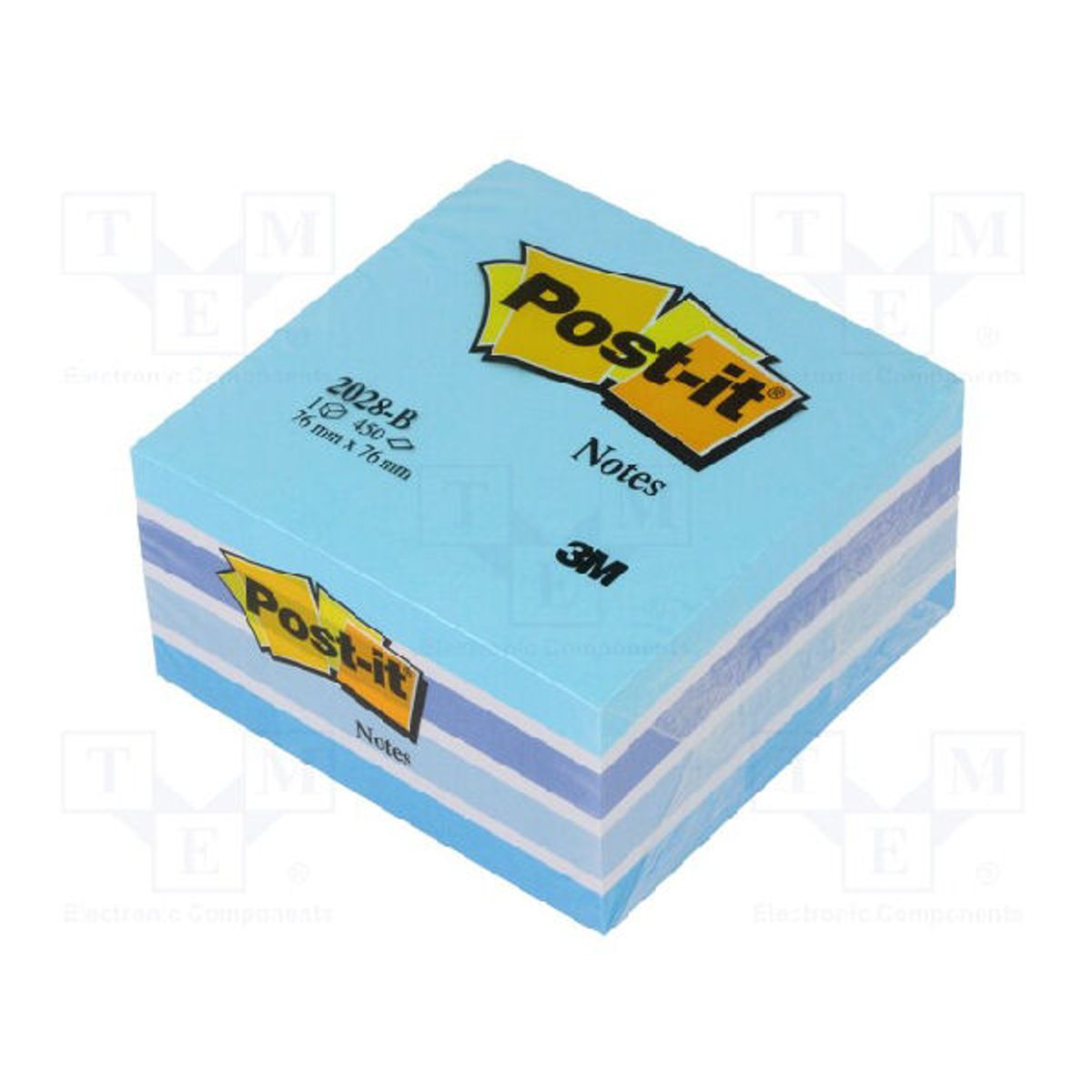 Post-it notes 76x76mm 450 ark mixfarvet 2028-B