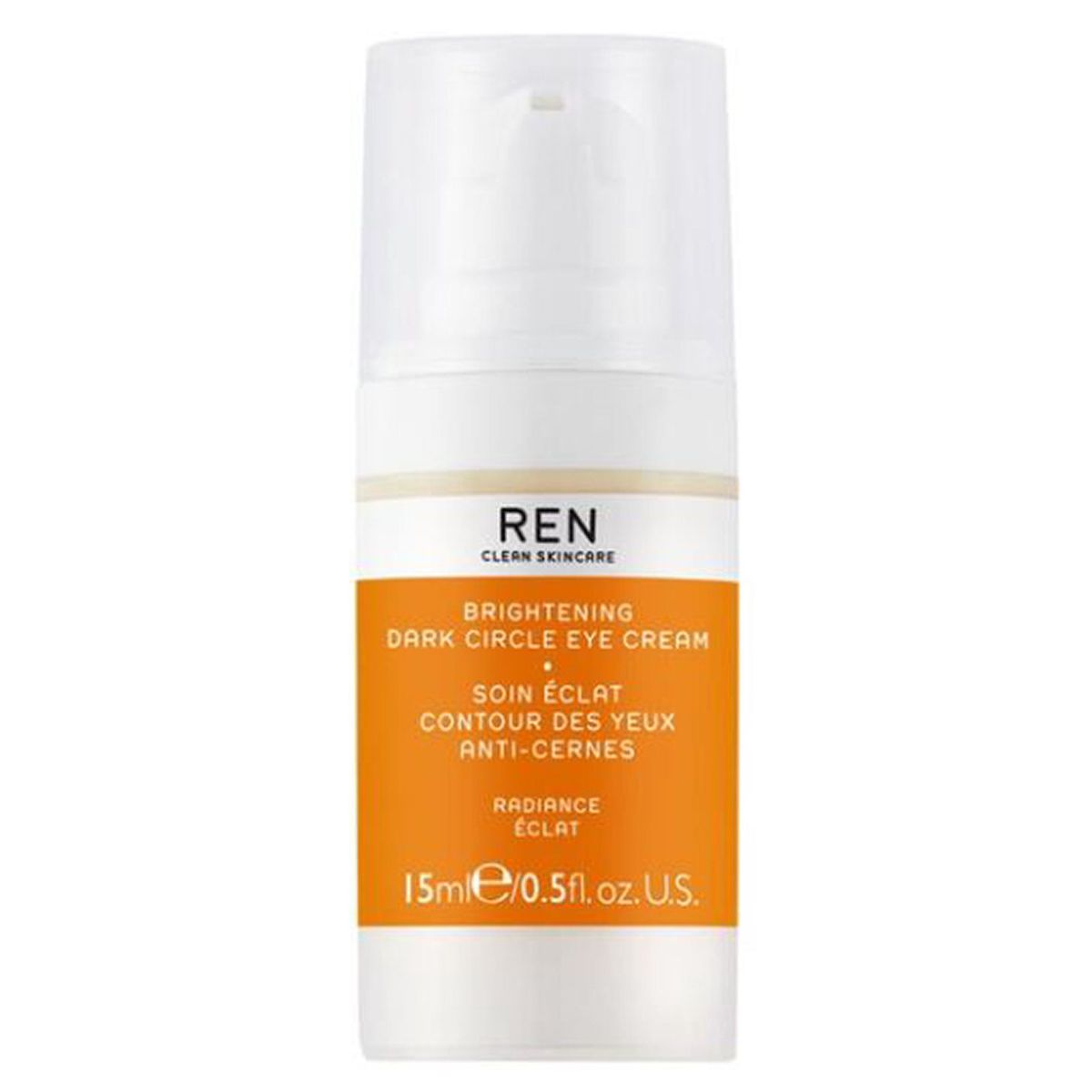 REN clean skincare brightening dark circle eye cream 15ml