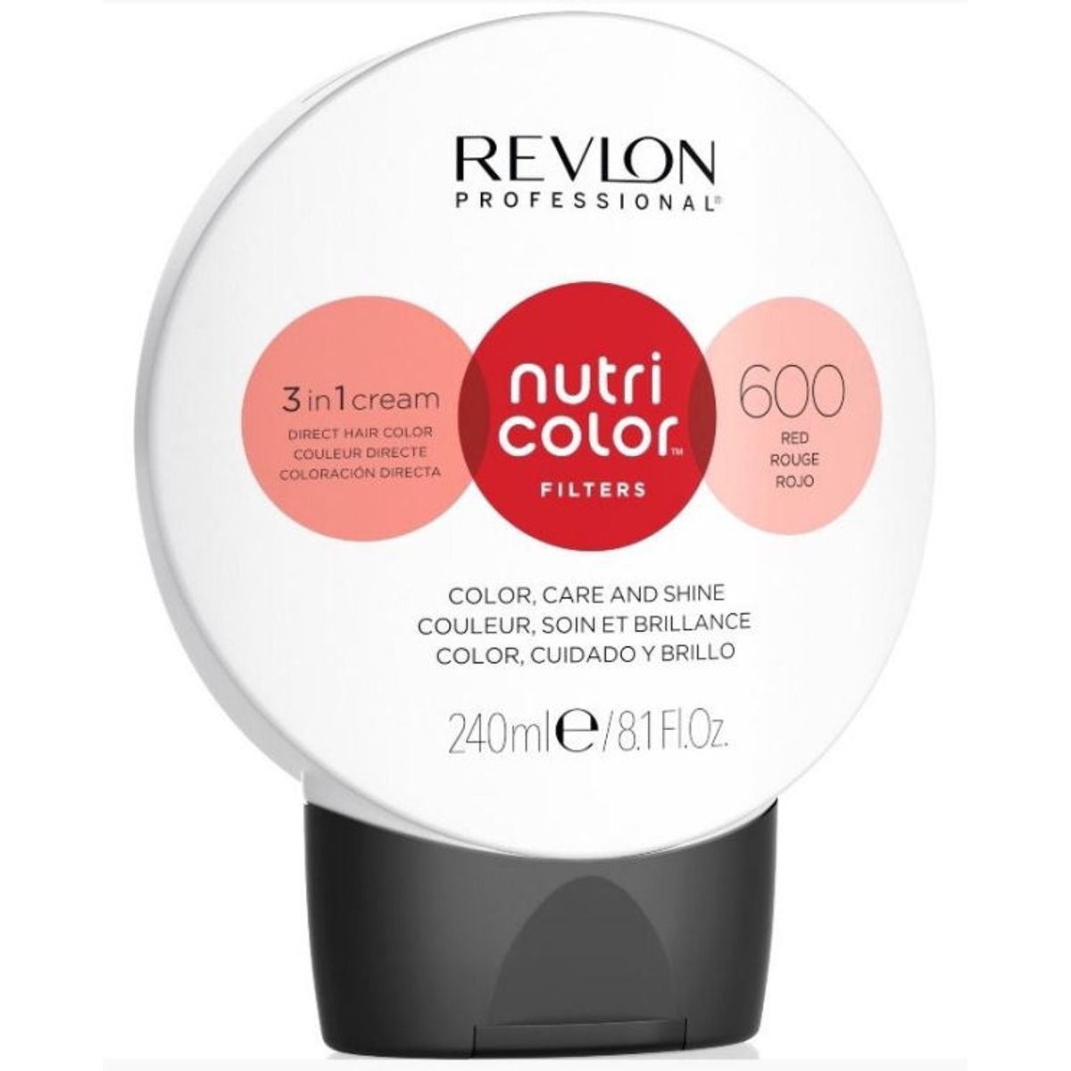 Revlon professional nutri color filters 3 in 1 cream direct hair color 600 red 240ml