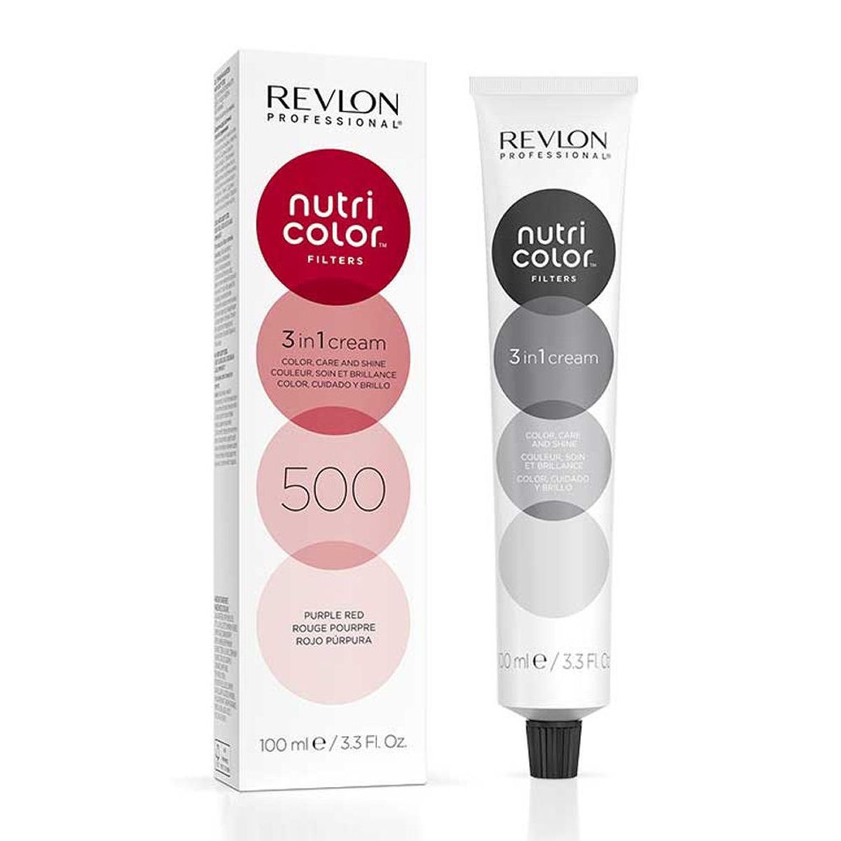 Revlon professional nutri color filters 3 in 1 cream 500 purple red 100ml