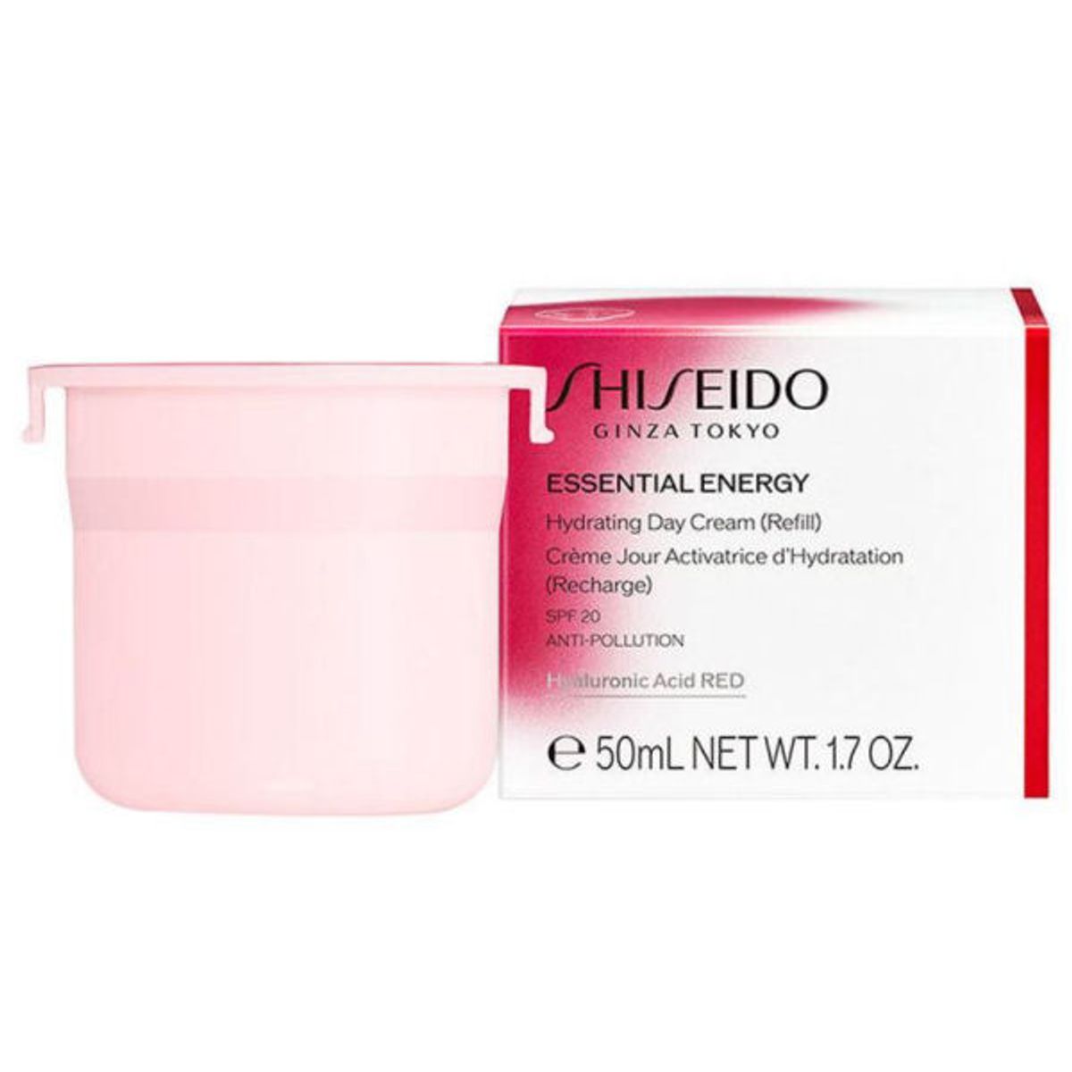 Shiseido ginza tokyo essential energy hydrating day cream refill 50ml