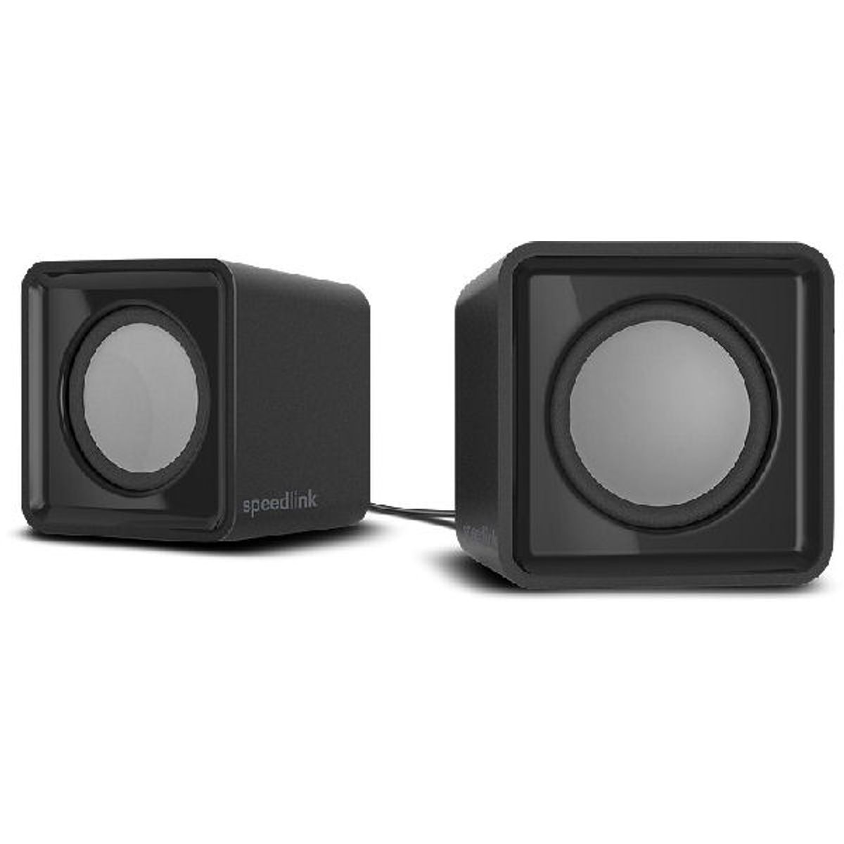 Speedlink stereo speakers TWOXO compact cube design