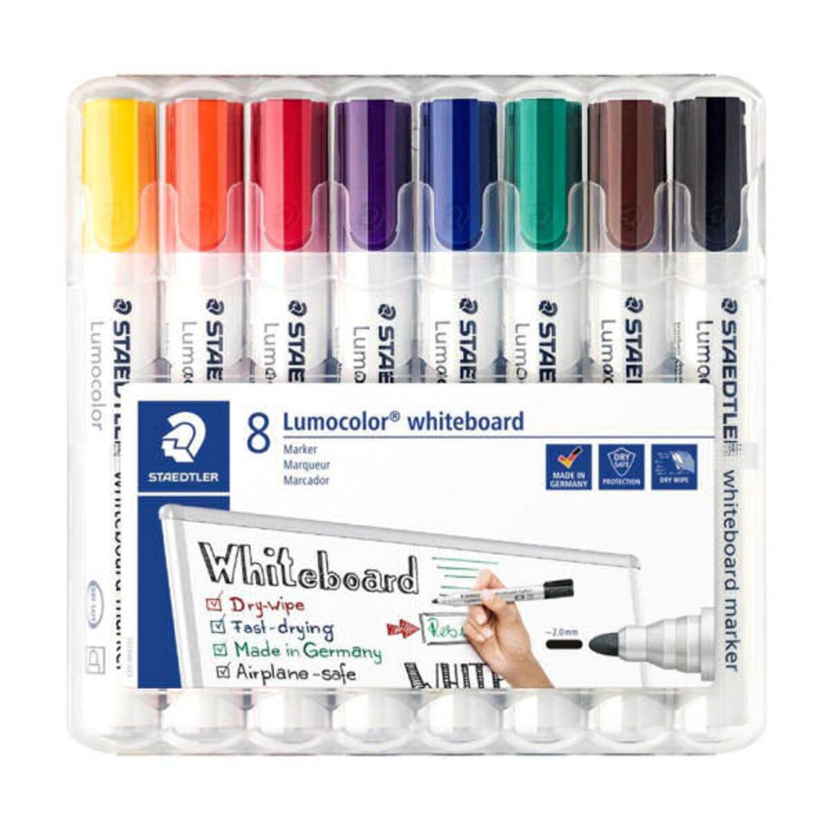 Staedtler lumocolor whiteboard marker 8 stk.