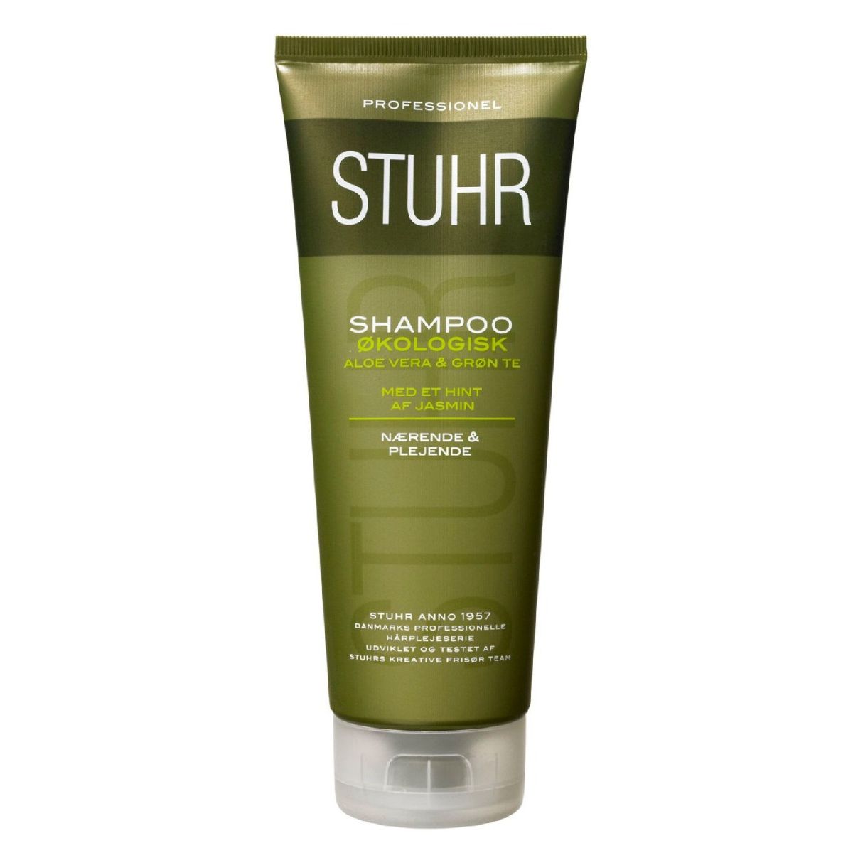 Stuhr shampoo økologisk aloe vera & grøn te med et hint af jasmin 200ml