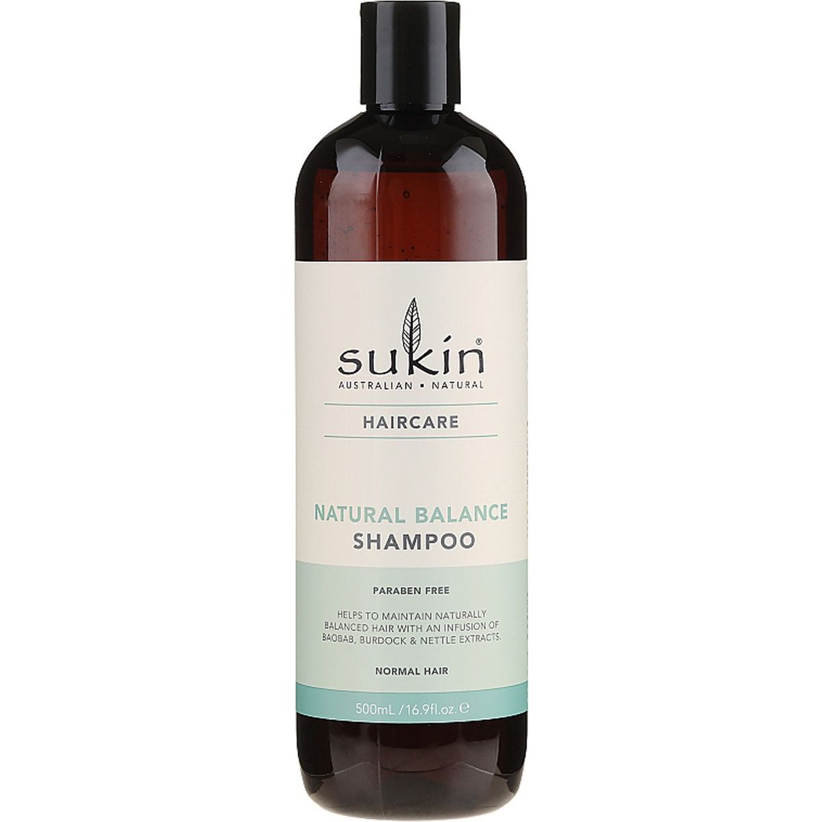 Sukin australian natural haircare natural balance shampoo normal hair 500ml