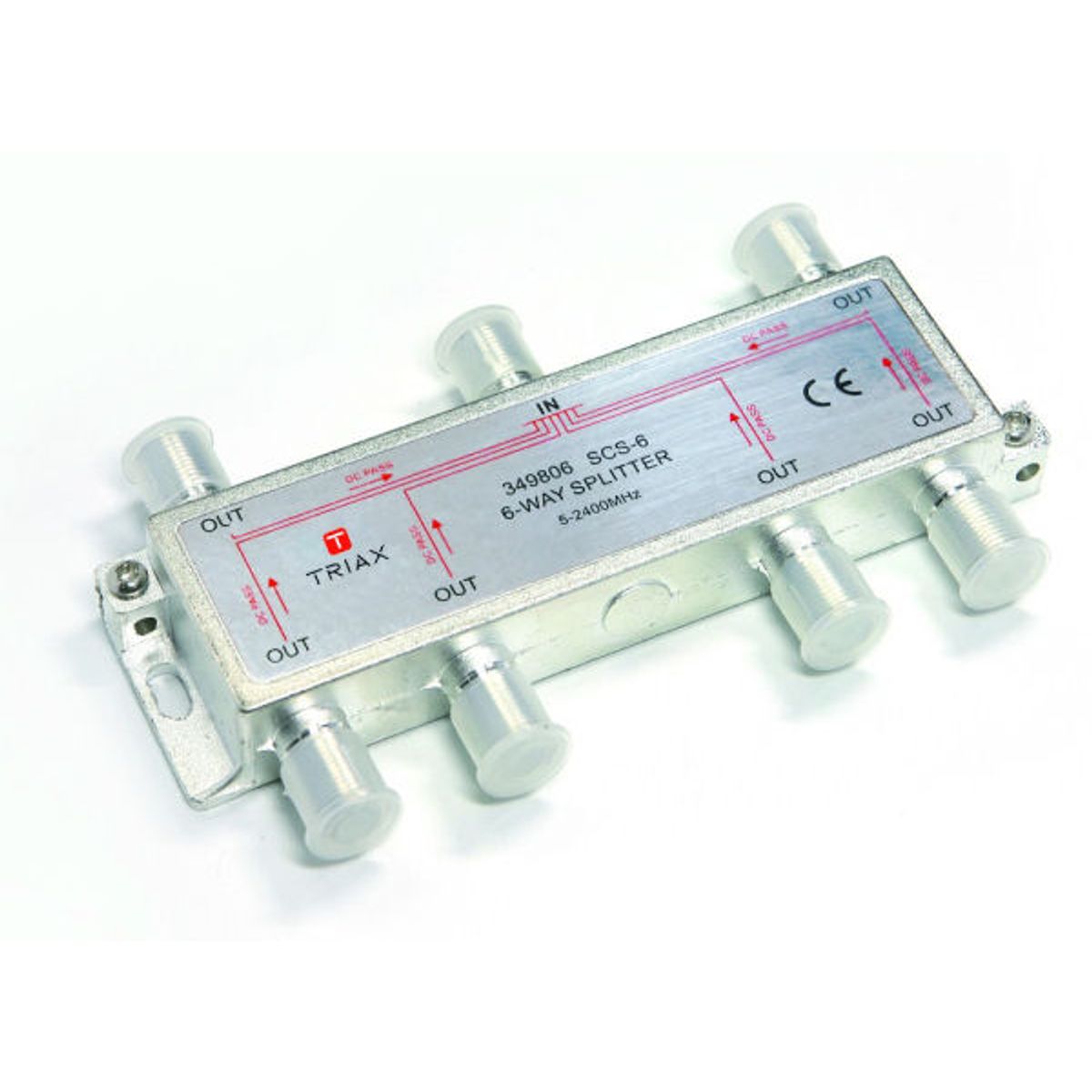 Triax 6-way splitter 349806 SCS-6