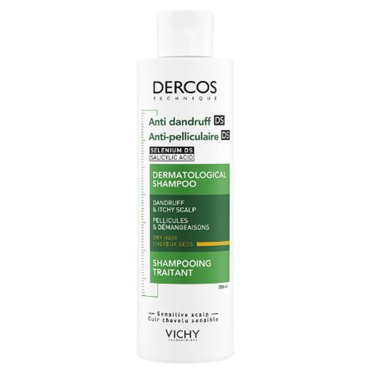 Vichy laboratoires dercos technique anti dandruff dermatological shampoo 200ml