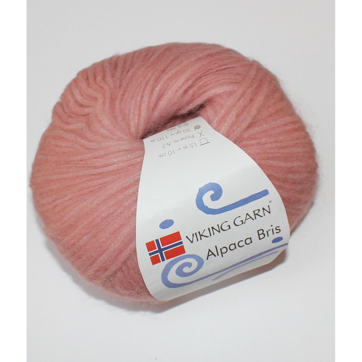 Viking Garn Alpaca Bris - Gammelrosa farve 365, 50 gram