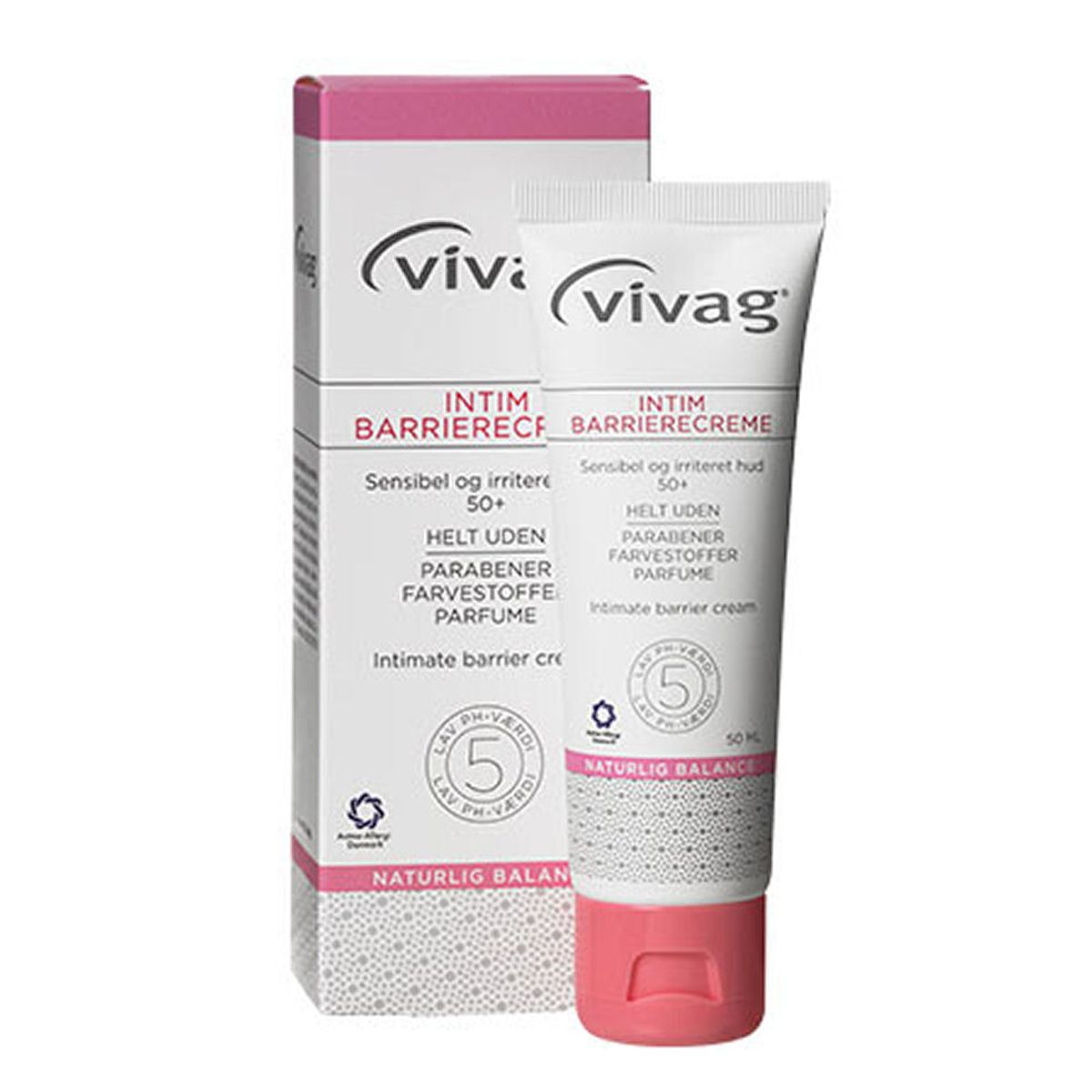 Vivag naturlig balance intim barrierecreme 50ml