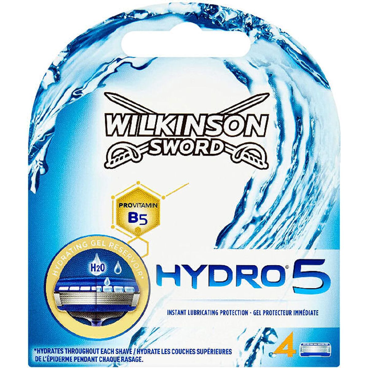 Wilkinson sword hydro 5 gel protection 5 blade 4pk.