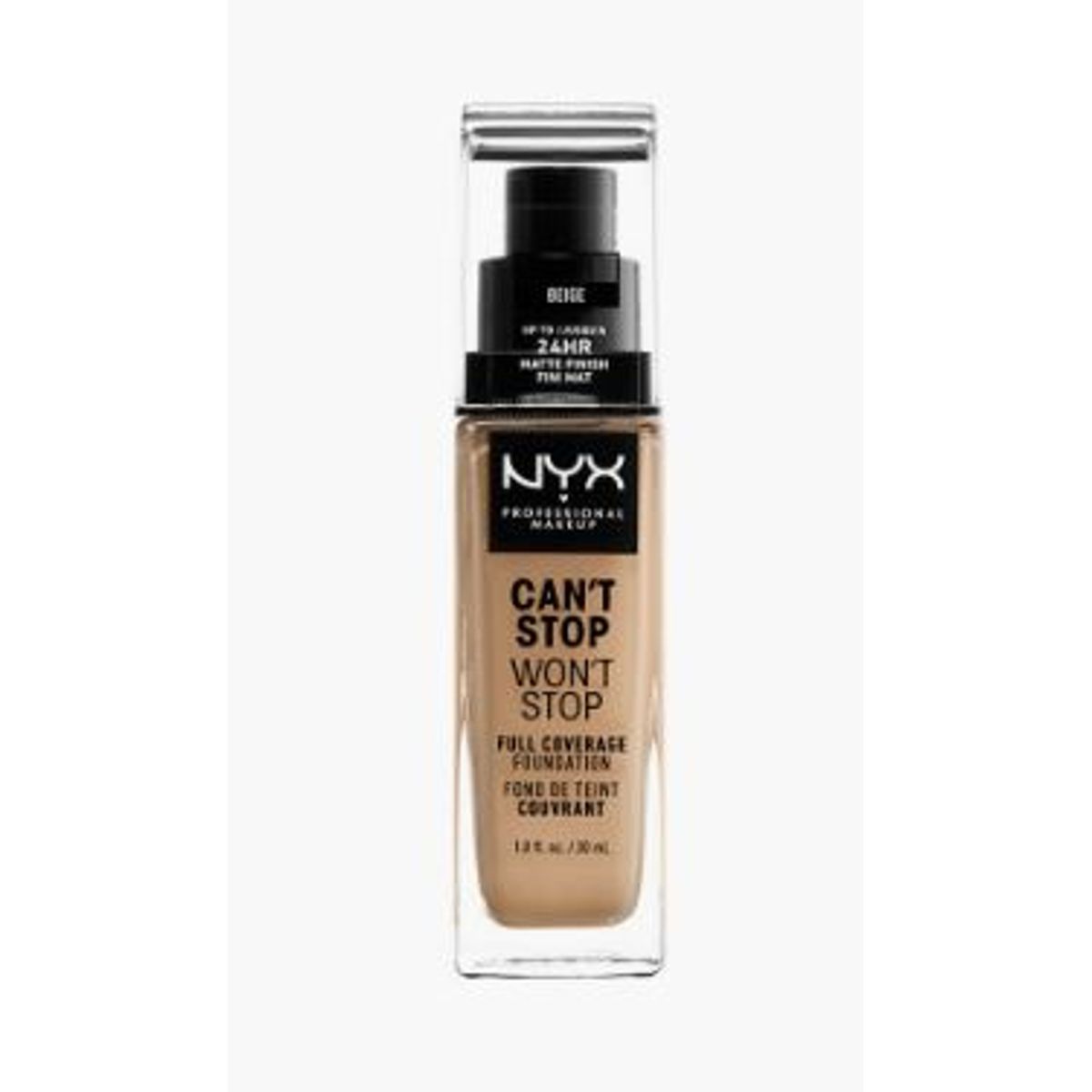 NYX can´t stop won´t stop full coverage foundation beige 30ml