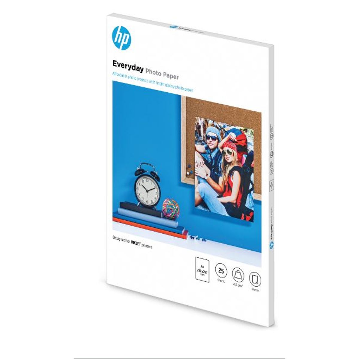 HP everyday photo paper glossy 200g 25 ark