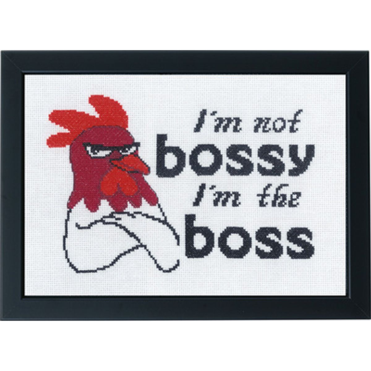 Broderi Kit - I ´m not bossy