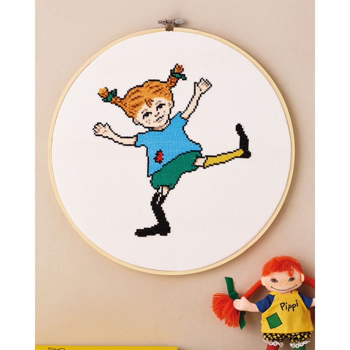 Broderi Kits - Pippi Langstrømpe