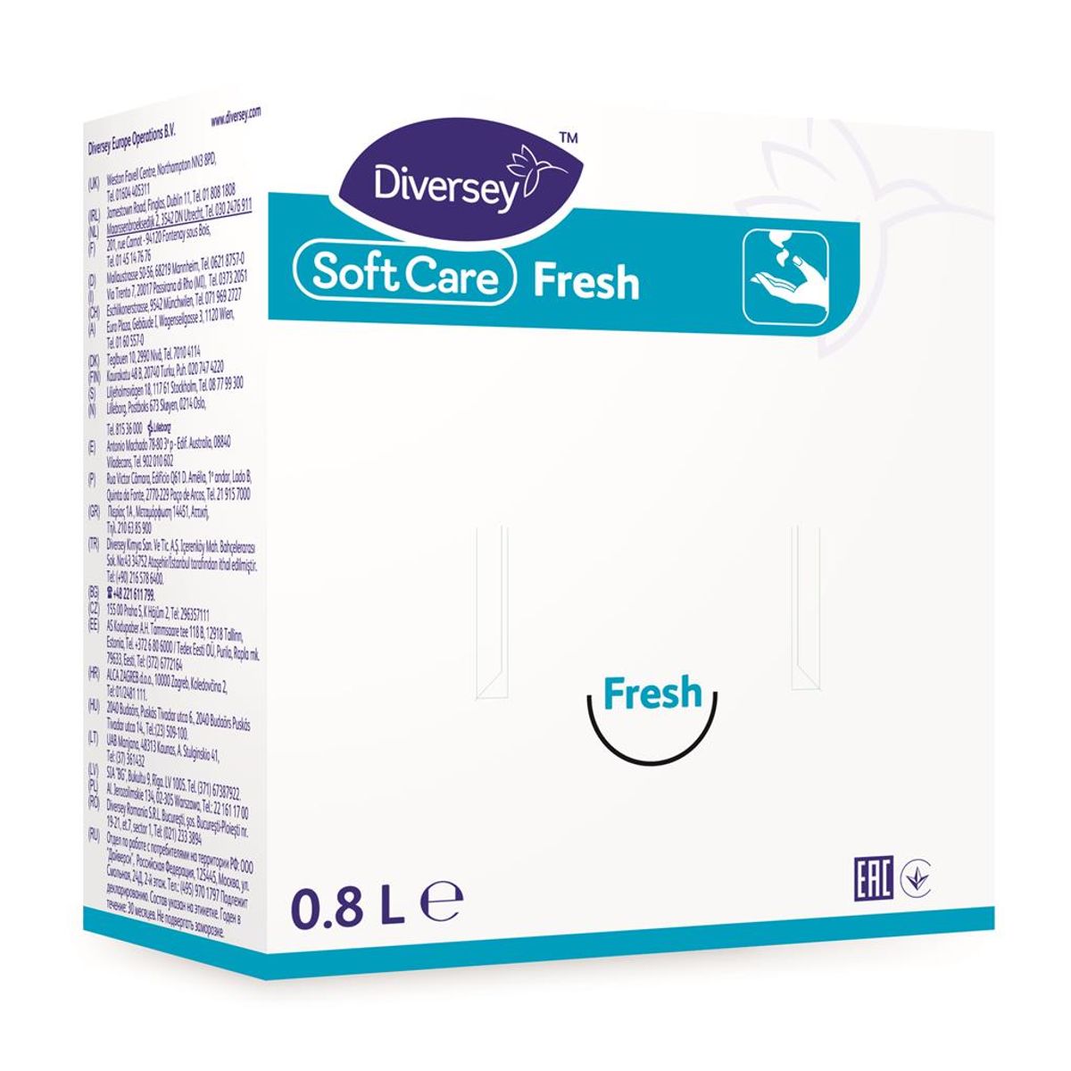 Soft Care Fresh, cremesæbe, 800 ml