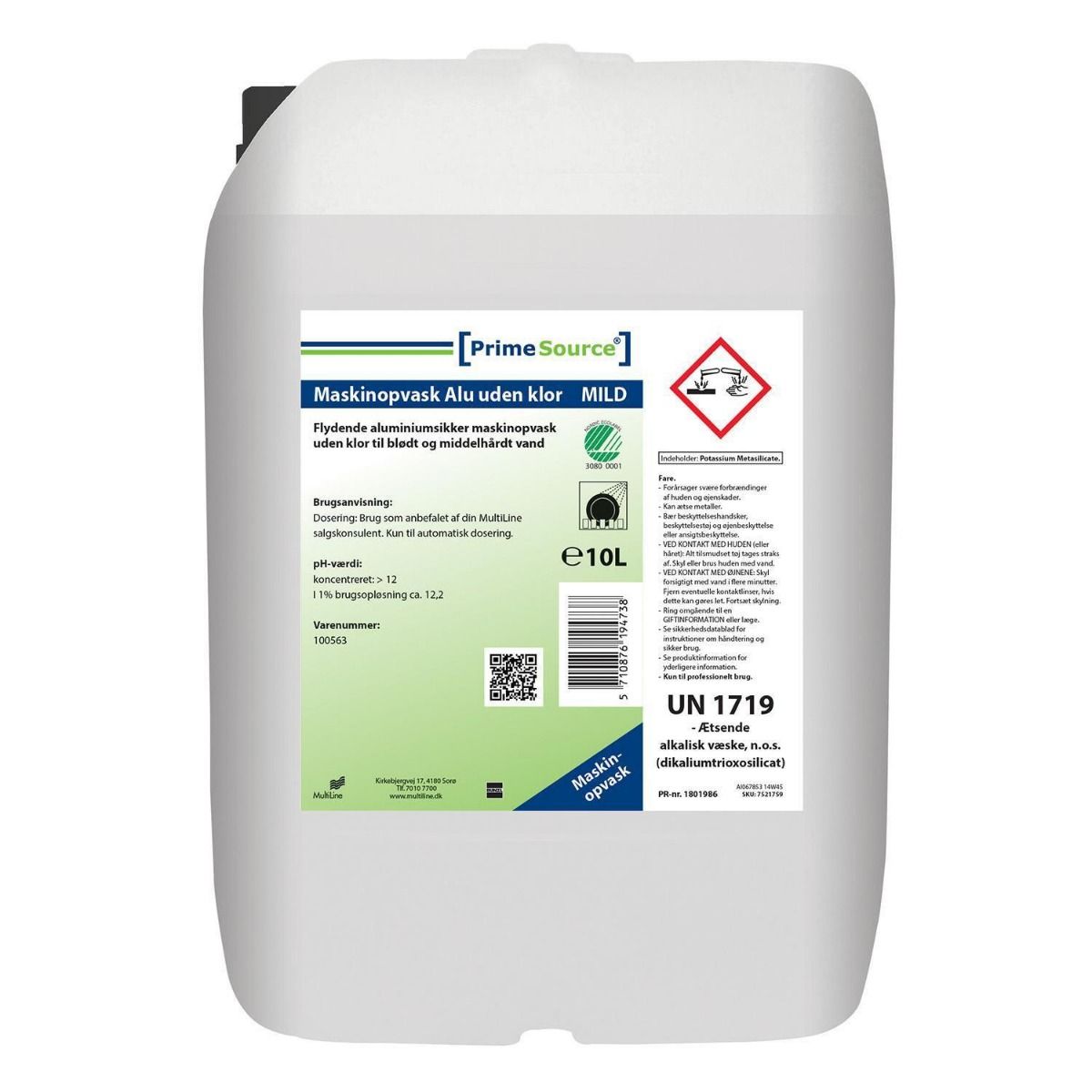 Prime Source, Maskinopvask til aluminium, u.klor, 10 L, 12.9 kg