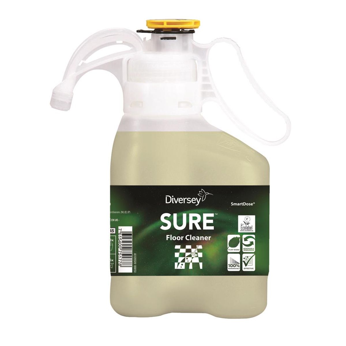 SURE Floor Cleaner, plantebaseret gulvrengøringsmiddel, SmartDose, 1,4 L