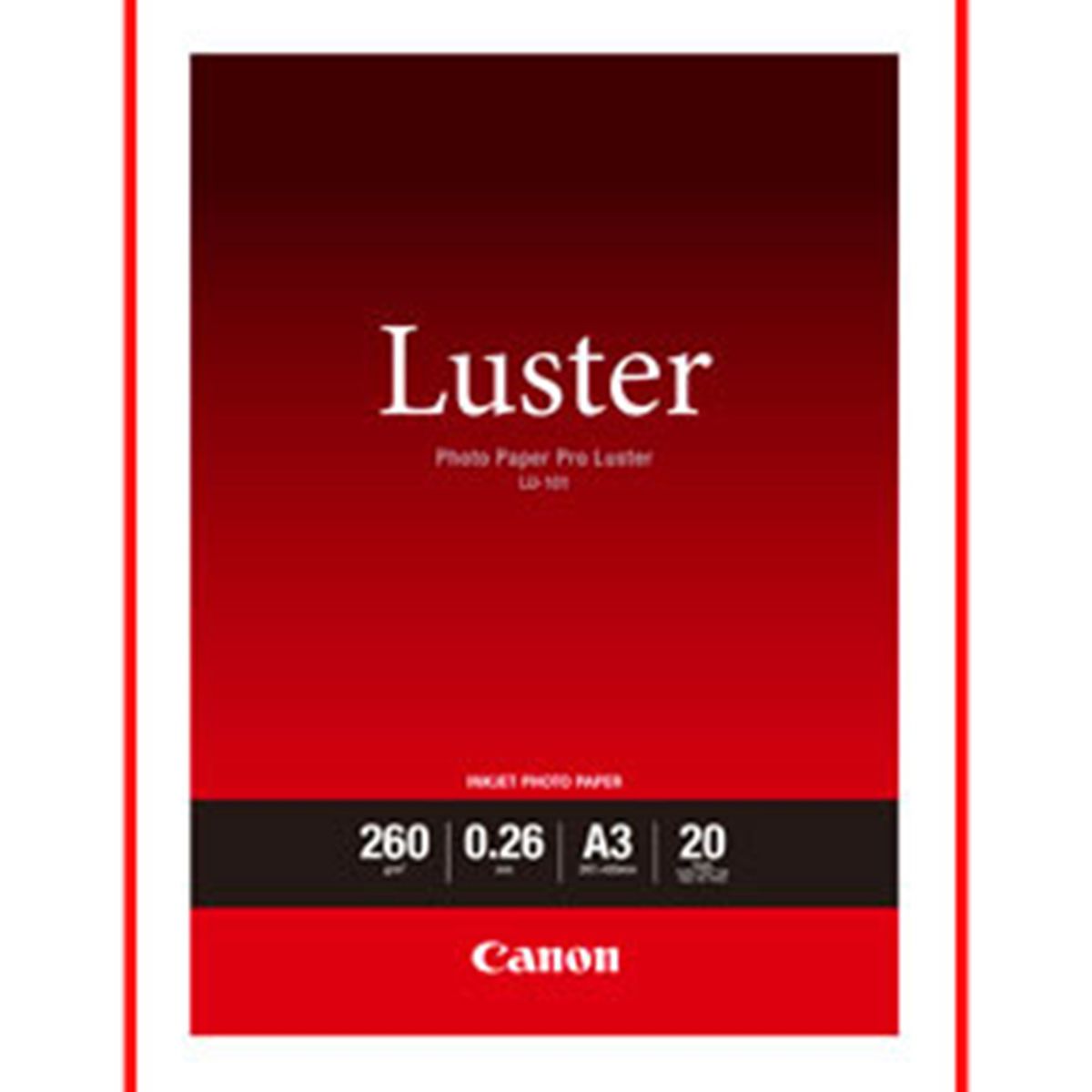 A3 Photo Paper Pro Luster 260g (20)