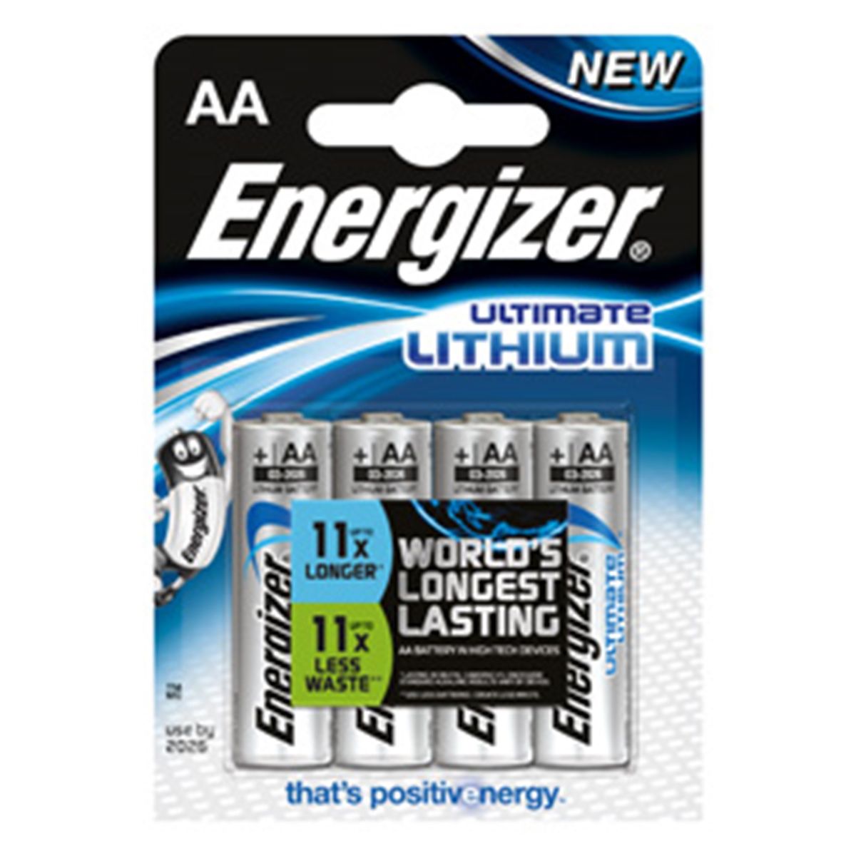 Udgår: Energizer Ultimate Lithium AA (4)