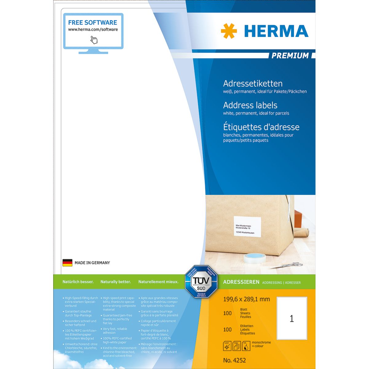 Herma etiket Premium 199,6x289,1 (100)