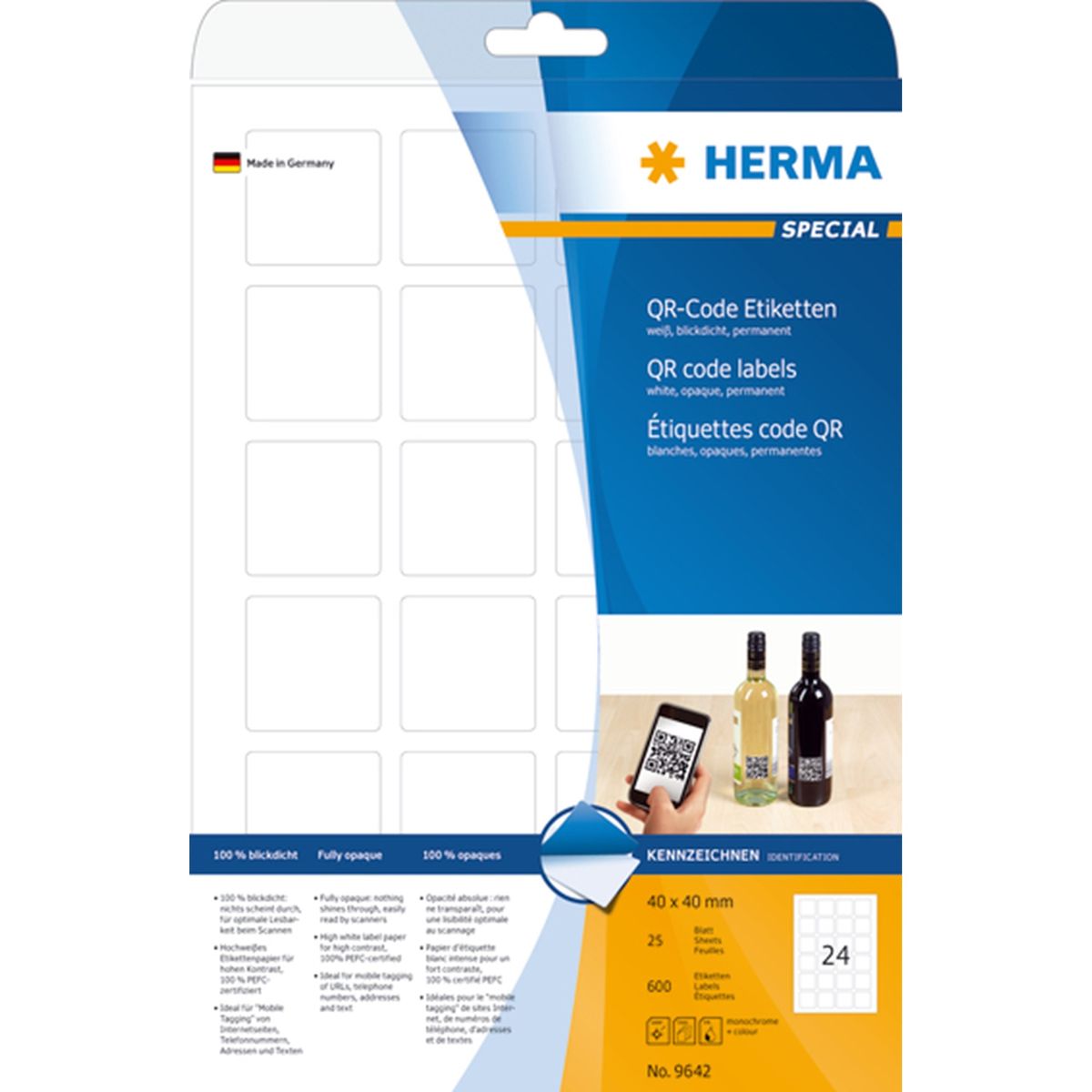 Herma etiket Special QR-kode 40x40 (600)