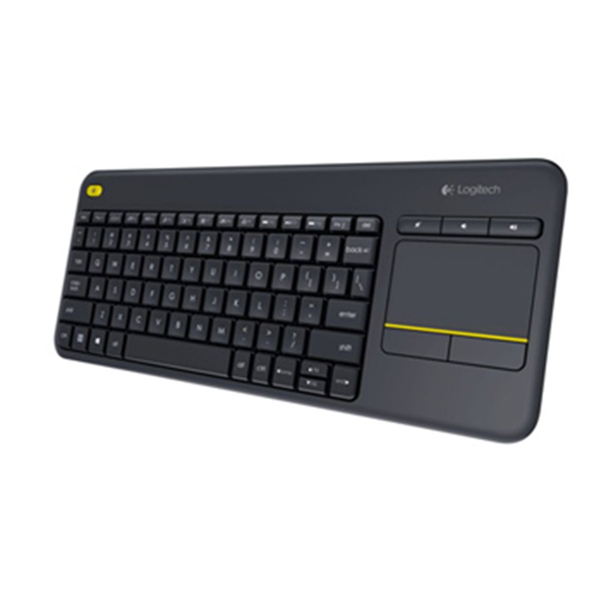 K400 Plus Wireless Touch Keyboard, Dark (Nordic)