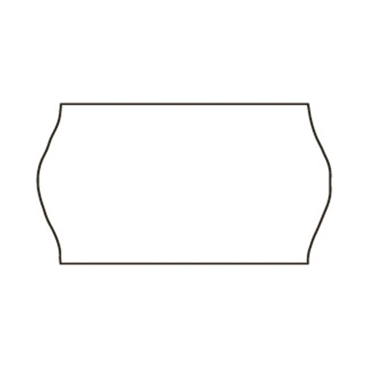 METO-etiketter 22x12 G2 hvid 7 ruller