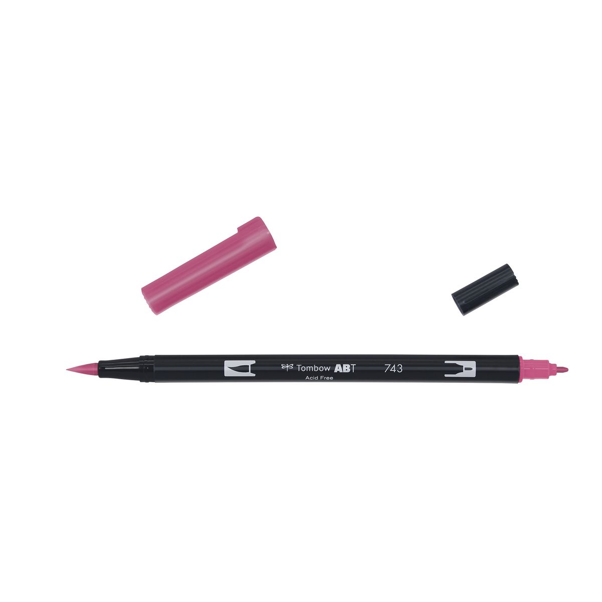 Marker Tombow ABT Dual Brush 743 hot pink