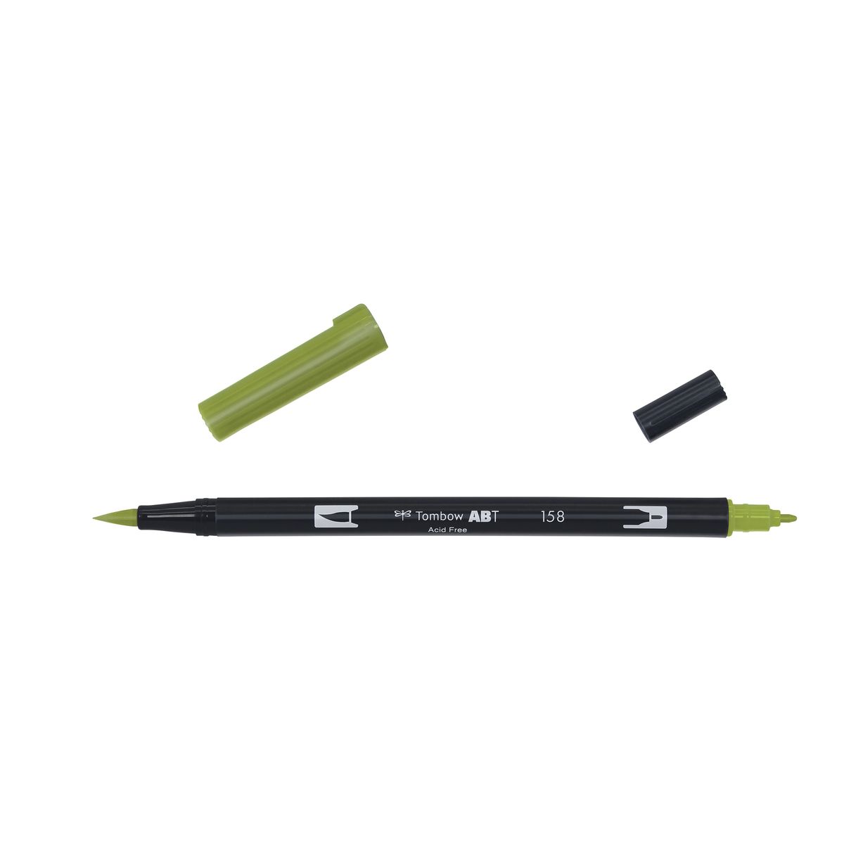 Marker Tombow ABT Dual Brush 158 dark olive