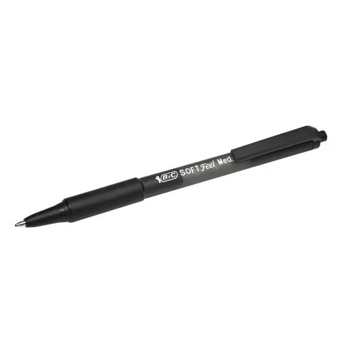 BIC Soft Feel Clic Grip kuglepen, sort