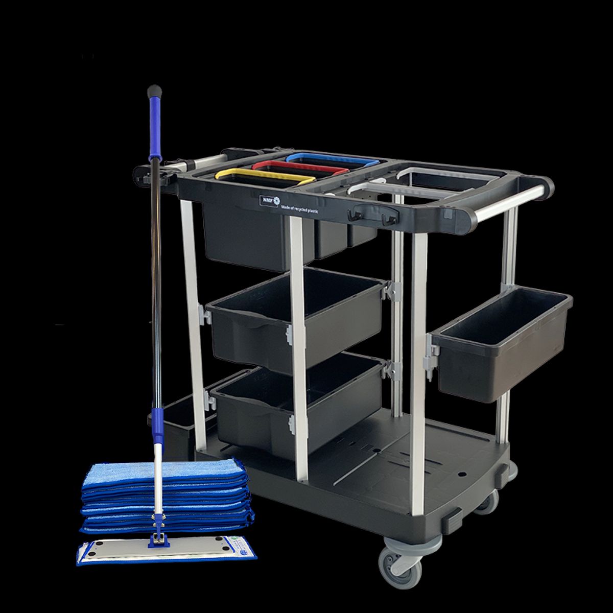 Nordic Recycle Trolley 2.0 - medium åben model