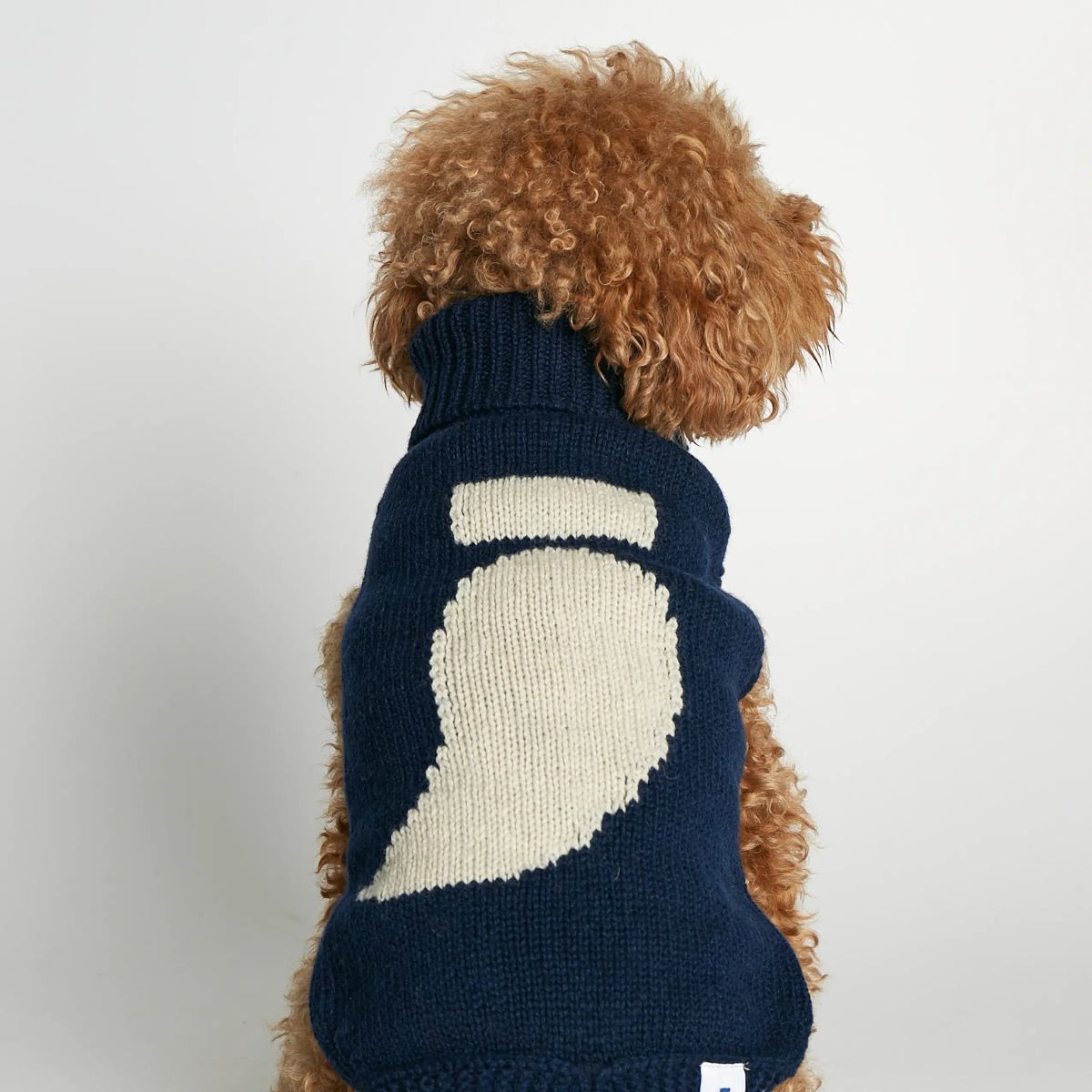 George Sweater // Hundesweater i merinould og cashmere (navy) - S