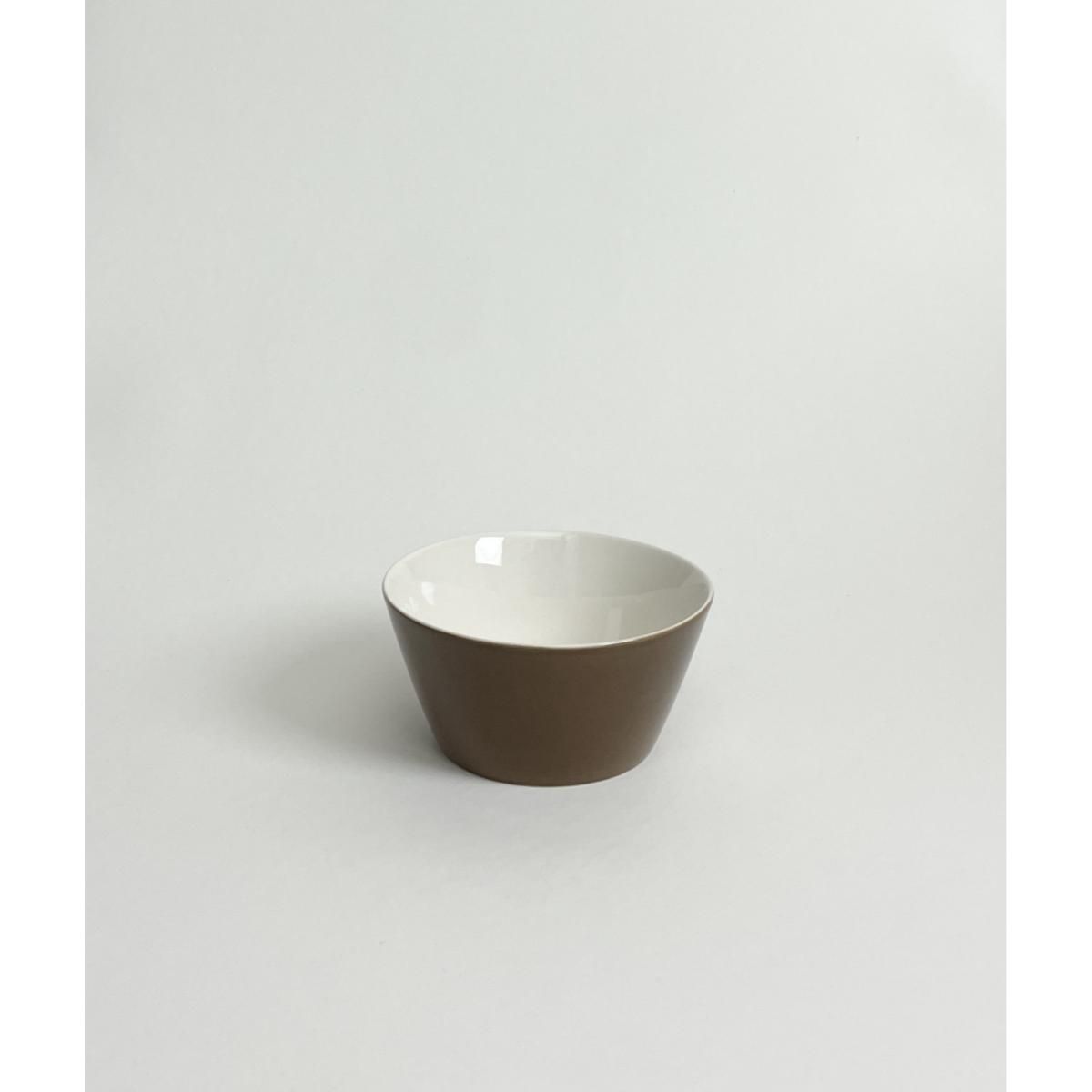 Anne Black Plain Bowl, Skål, Small - Mocca