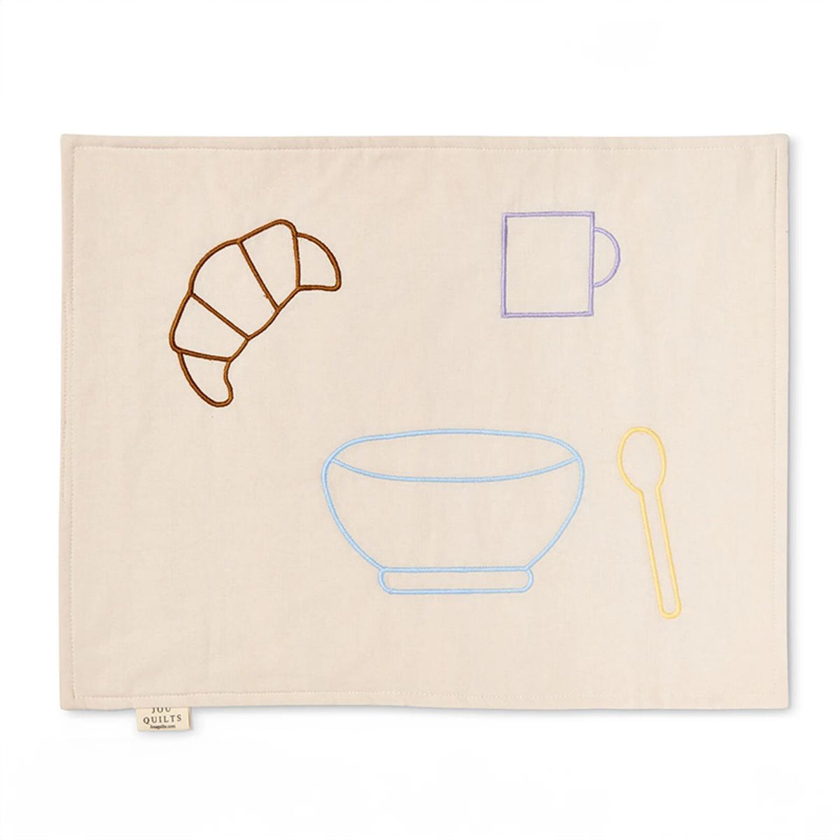 Jou Quilts JOU Embroidery Place Mats Breakfast - Bomuld