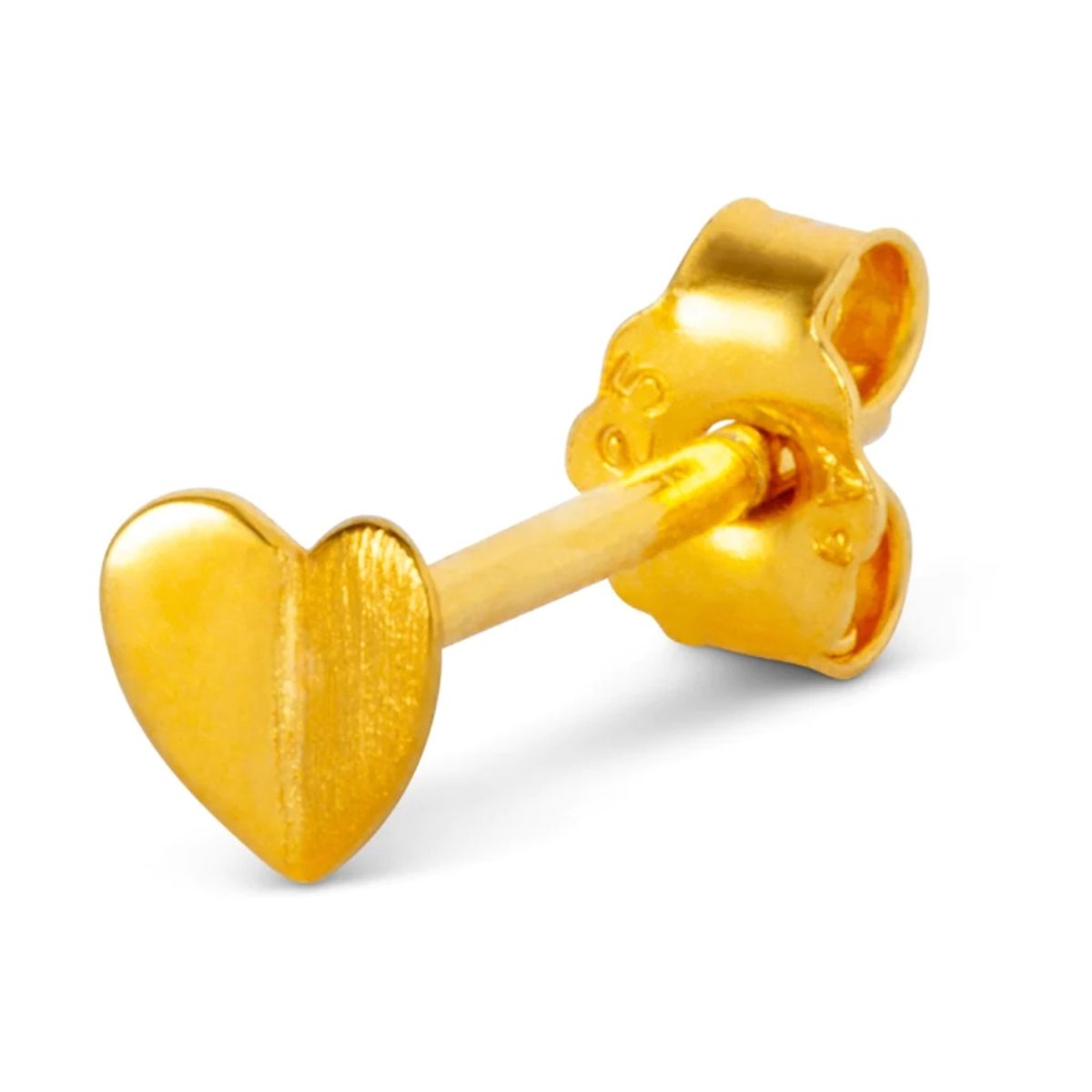 LULU Copenhagen Heart Wings Ørering Gold Plated Shiny