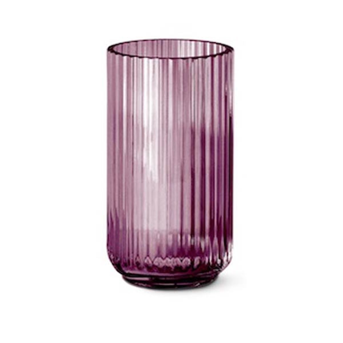 Lyngby Vase i lilla glas - 20 cm