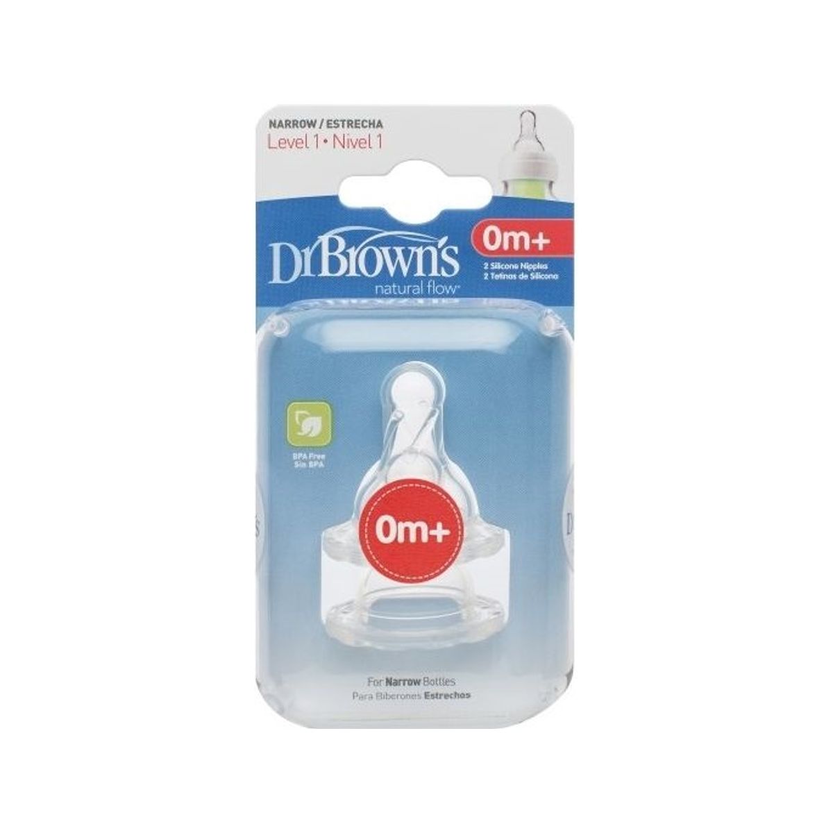 Dr. Browns Sutteklud Standard 0M+ 2 Stk (Qu0039)