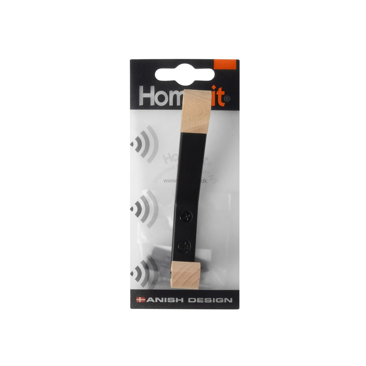 Home>It® Dobbelt Knage 1,5 × 5,5 X 12 Cm Bøgetræ Sort