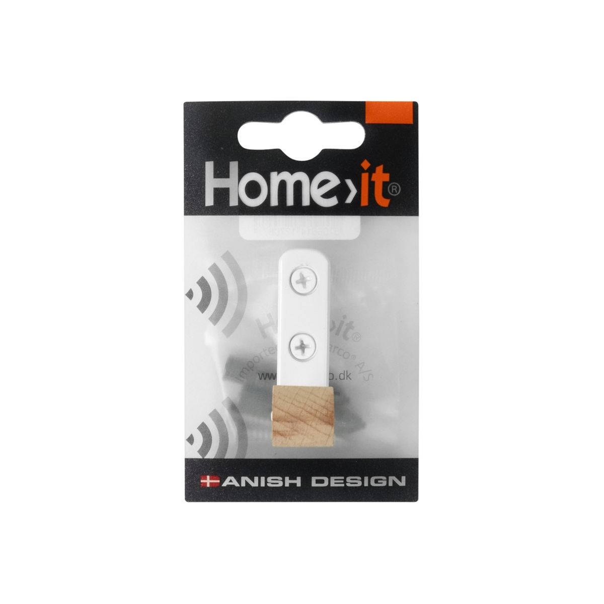 Home>It® Enkelt Knag 1,5 × 5,5 X 5 Cm Bøgetræ Hvid