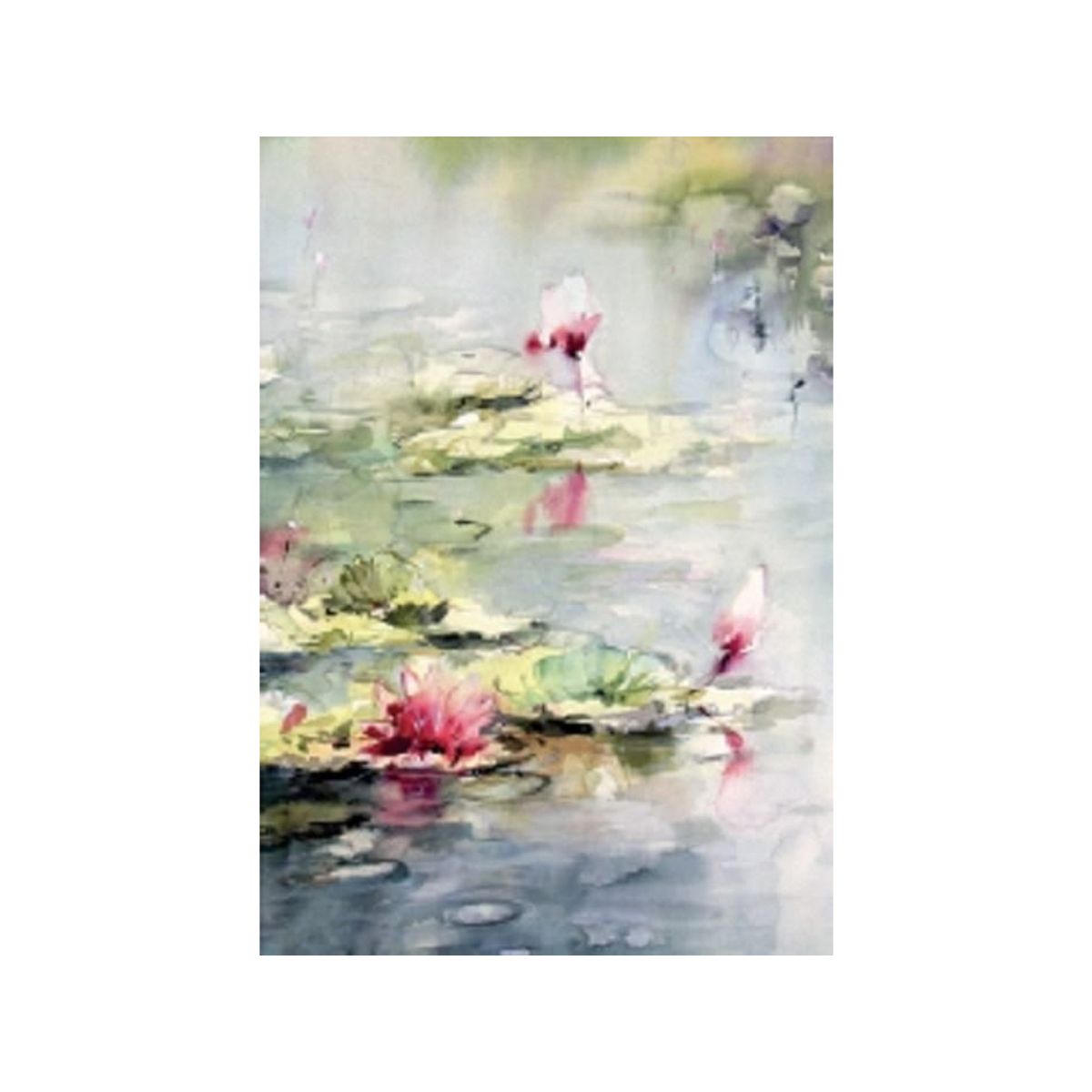 Davinci Season Ticket 12X18 Cm B-Bj 202 387 + Envelope Water Lily