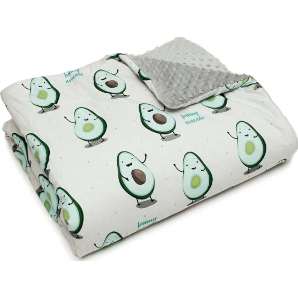 Pulp Minky Blanket 80X100cm Avocado