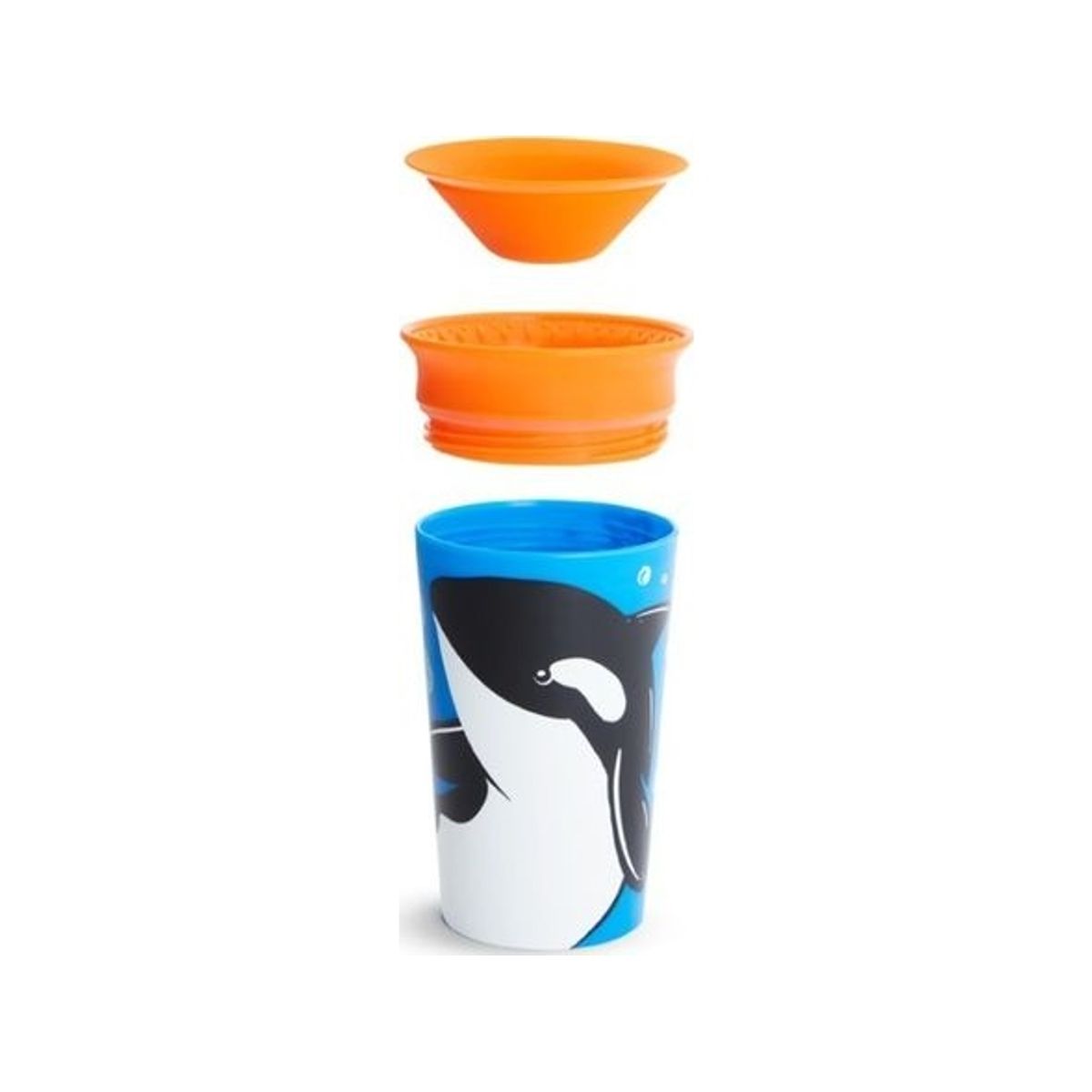 Munchkin Wildlove Sippy Cup, Orca, Miracle 360, 6M+, 266 Ml, 05177802