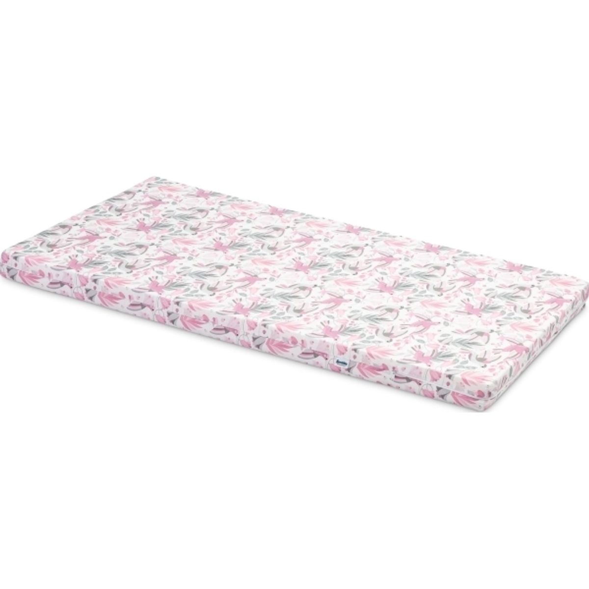 Sensillo Mattress, Foam, Birds, Pink, 120 X 60 Cm