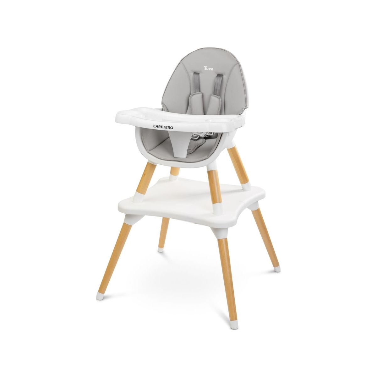 Caretero Feeding Chair Tuva 2 In 1 Table, Gray