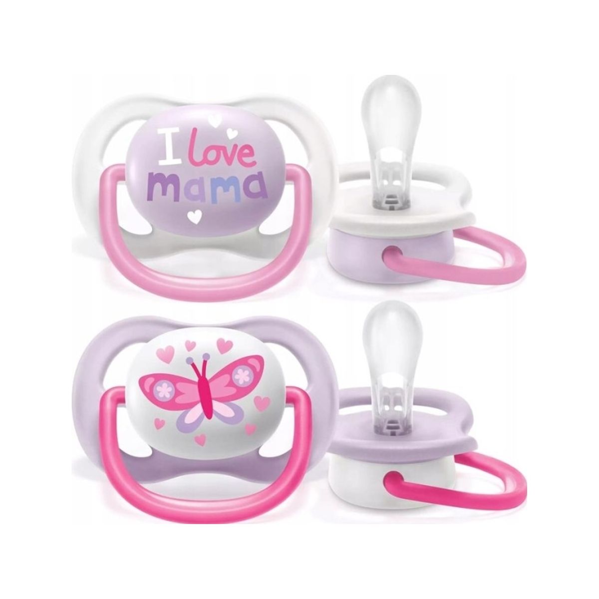 Avent Orthodontic Teat Ultra Air Butterfly 2 Pcs. 0-6M Avent