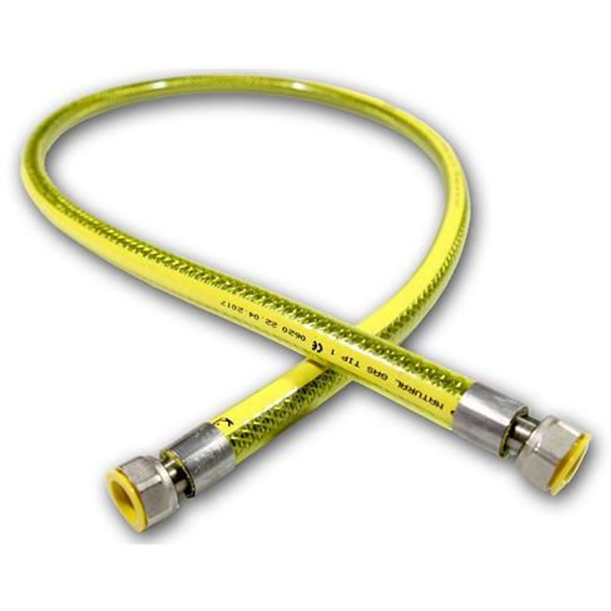 Mora Gas Cable Pvc Braid F1/2-F1/2 L-750 With Two Swivel Nuts